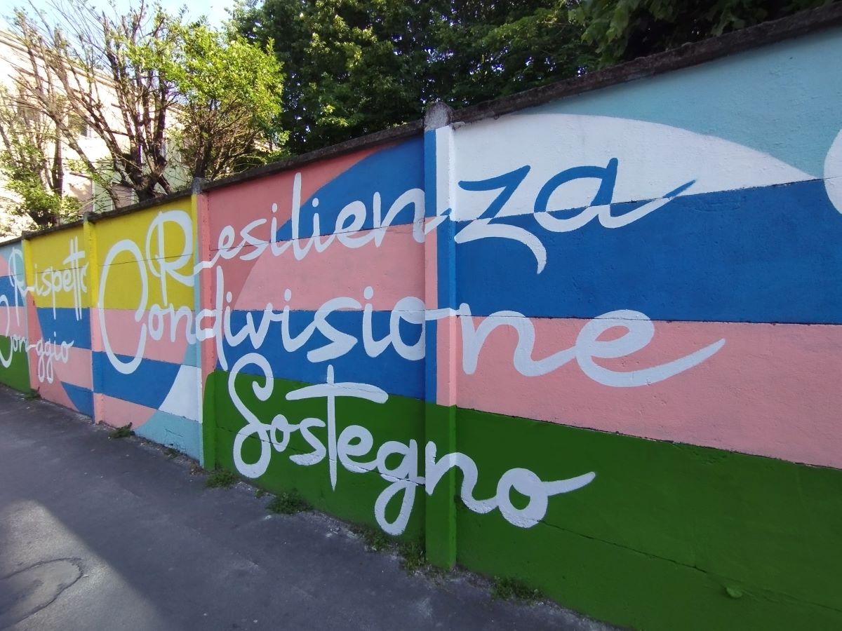 Murale a Baggio