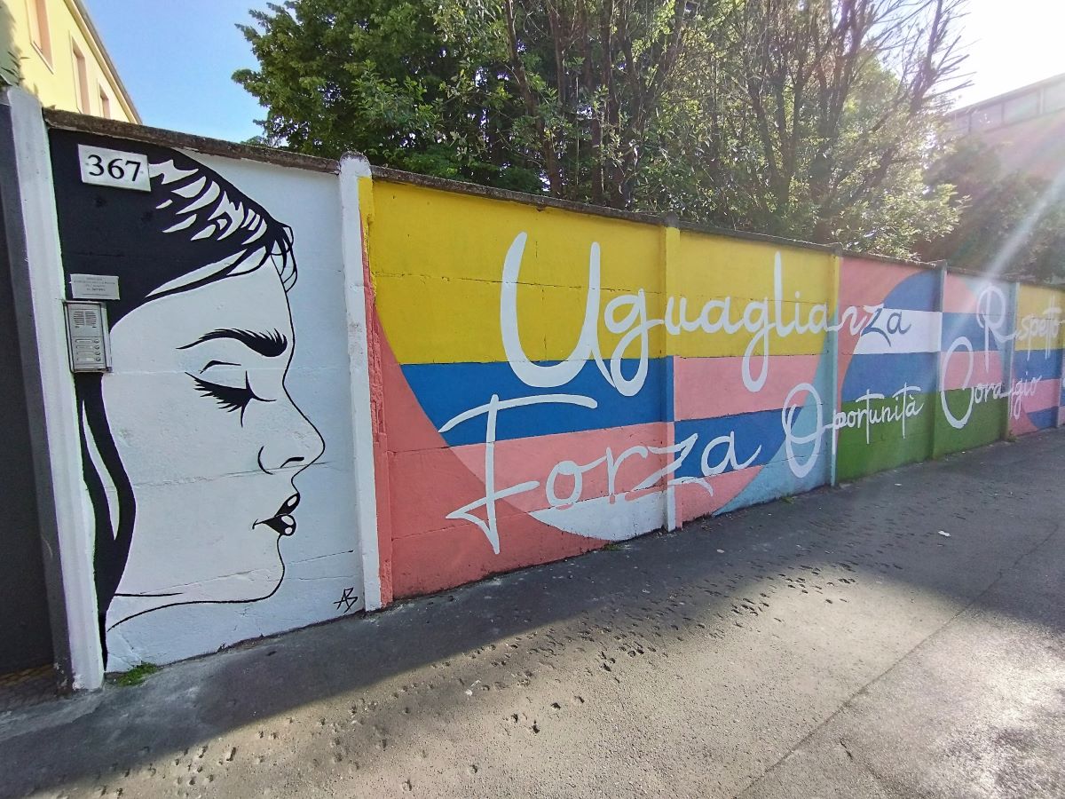 Al momento stai visualizzando Un nuovo murale a Baggio