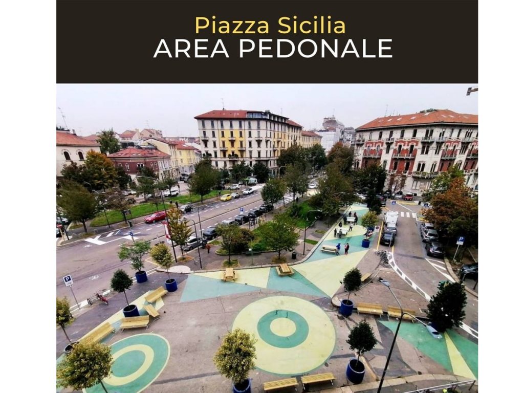 Scopri di più sull'articolo Aree pedonali in Piazza Sicilia e Via Quarti