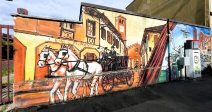 Sagra di Baggio, foto Murale completo
