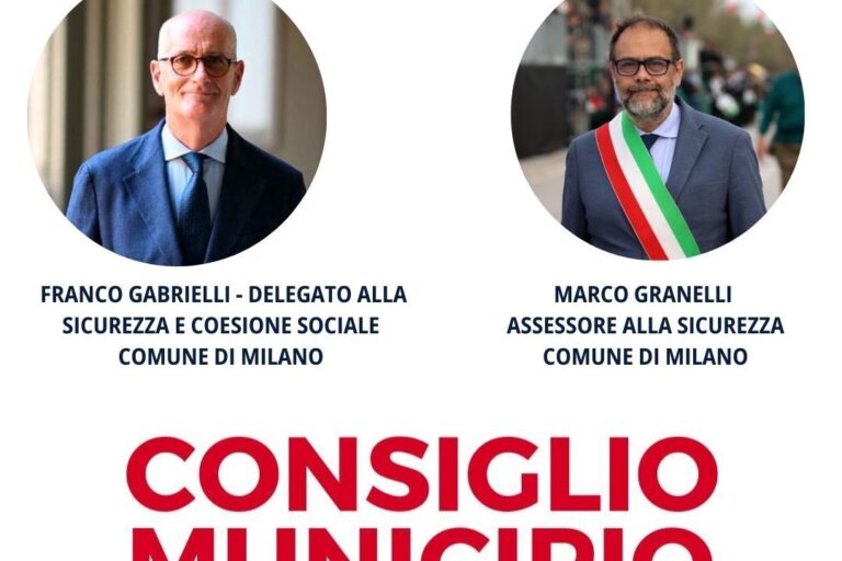 Audizione dell’Assessore alla Sicurezza Marco Granelli e del Delegato alla Sicurezza e Coesione Sociale Franco Gabrielli