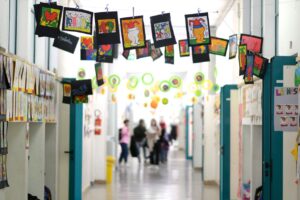 Nuova biblioteca alla scuola radice