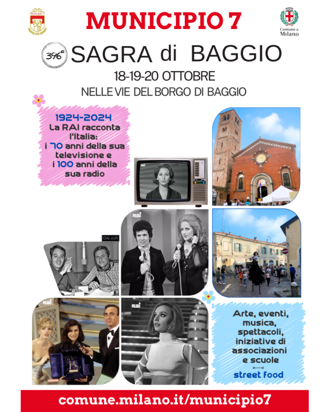 Locandina della Sagra di Baggio 2024