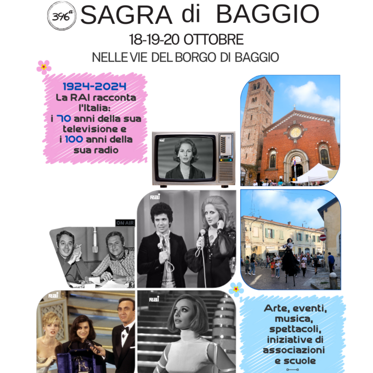 Locandina della Sagra di Baggio 2024