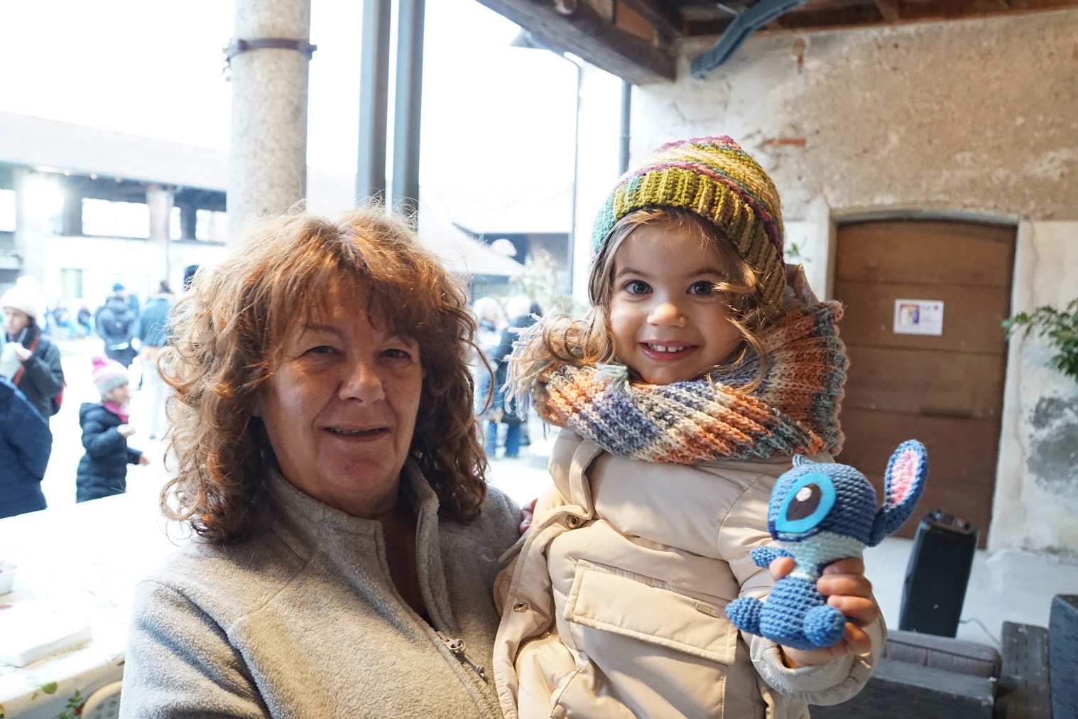 Enza con la sua nipotinA