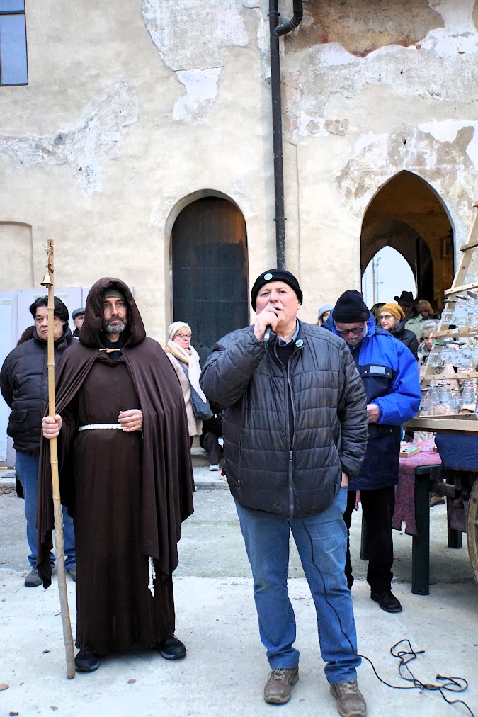 Festa di Sant'Antonio a Cascina Linterno, 18-1-2025, Gianni Bianchi e Sant'Antonio