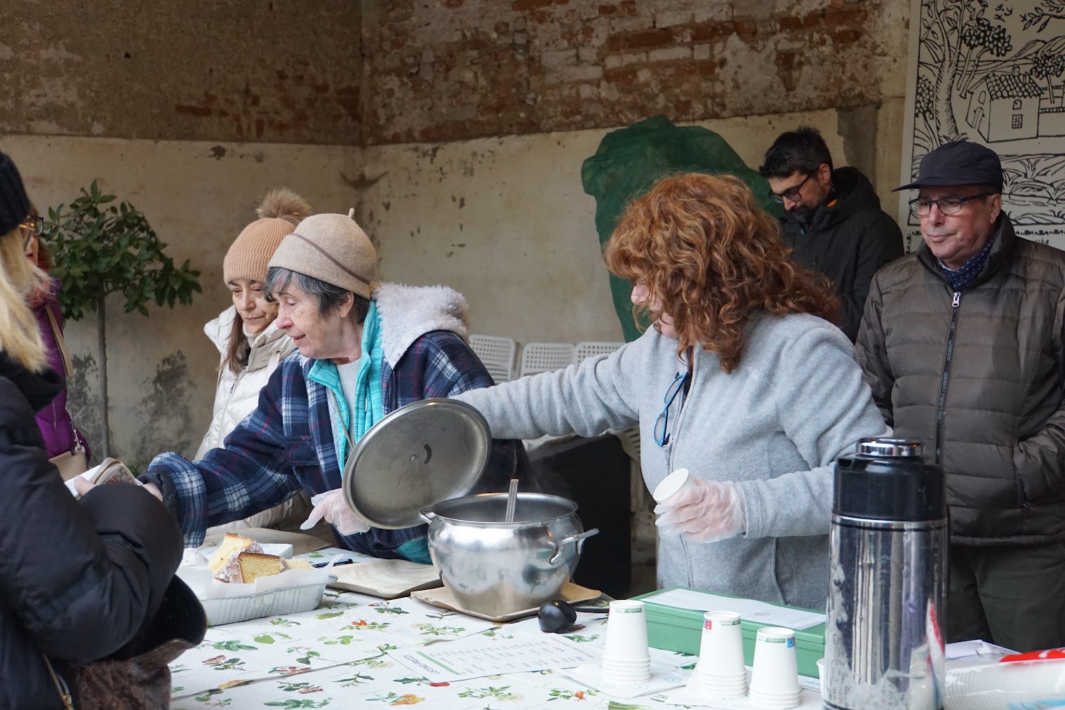 Festa di Sant'Antonio a Cascina Linterno, 18-1-2025, il mitico ristoro di Amici Cascina Linterno