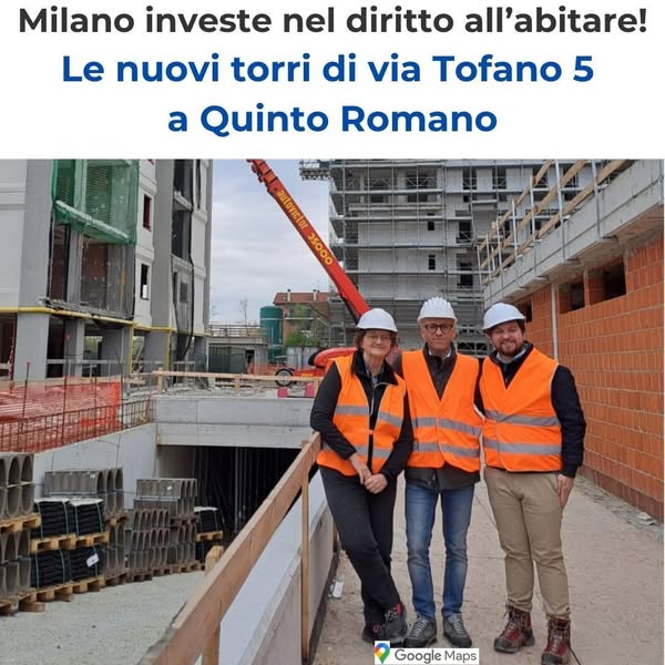 Le torri e i lavori in via Tofano