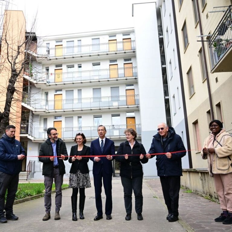 Inaugurazione di Abitazioni Sociali in via Caldera
