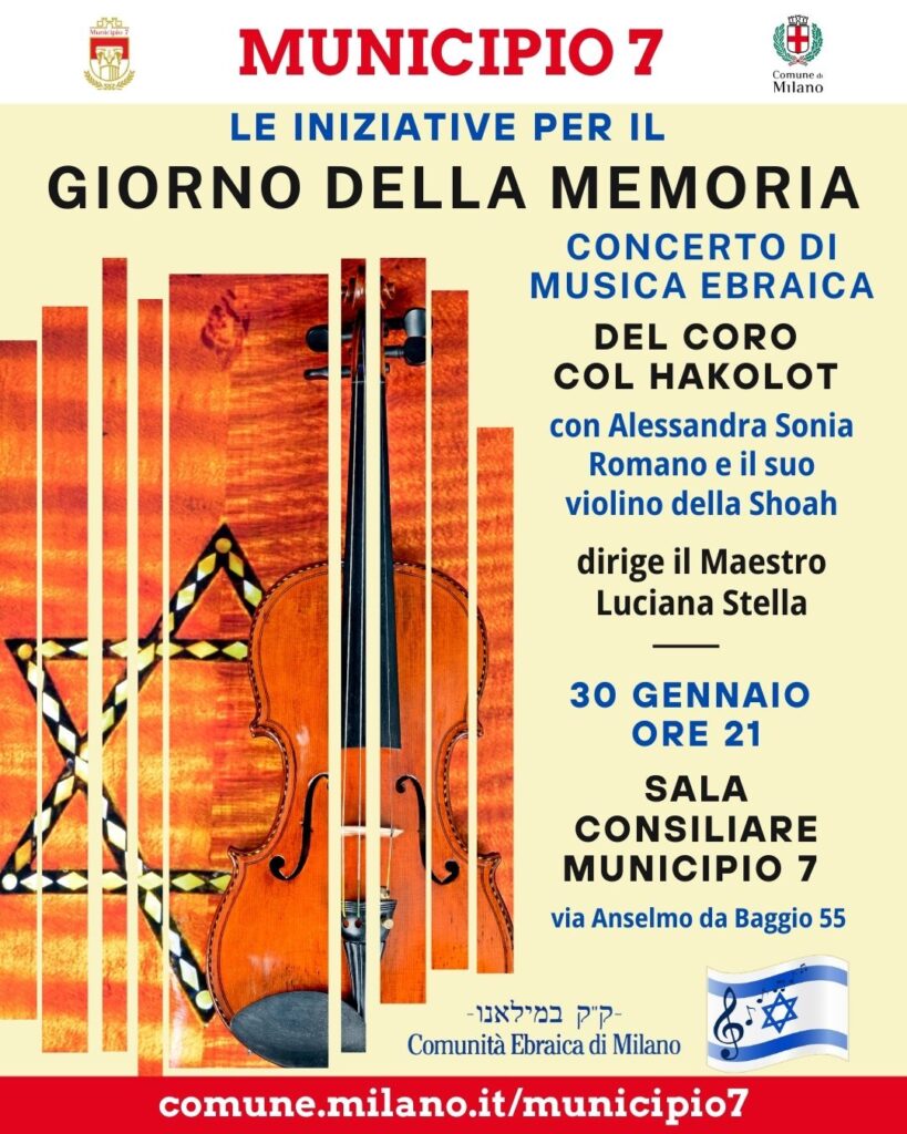 Locandina Giorno della Memoria