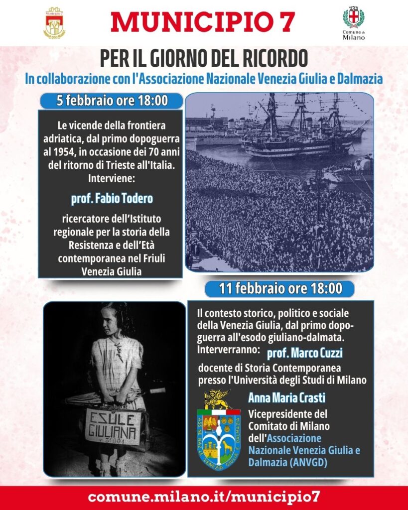 Locandina Giorno del Ricordo