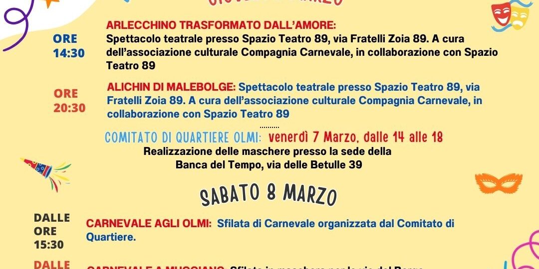 Locandina Carnevale 2025