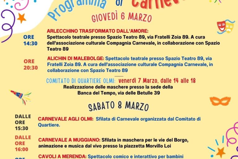 Locandina Carnevale 2025