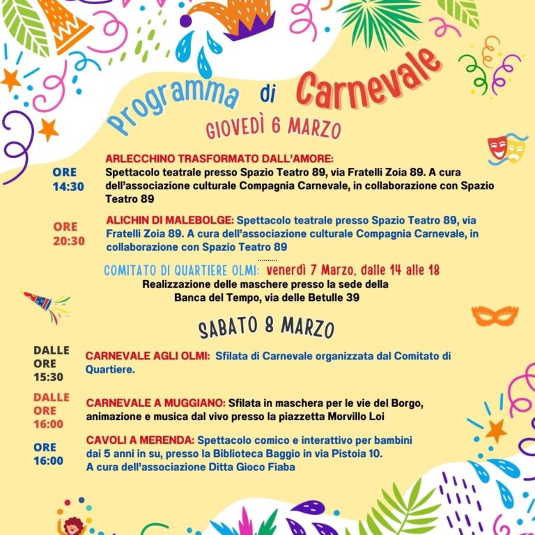 Locandina Carnevale 2025