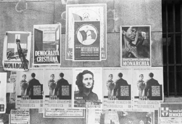 1946, elezioni per la Costituente italiana - propaganda elettorale