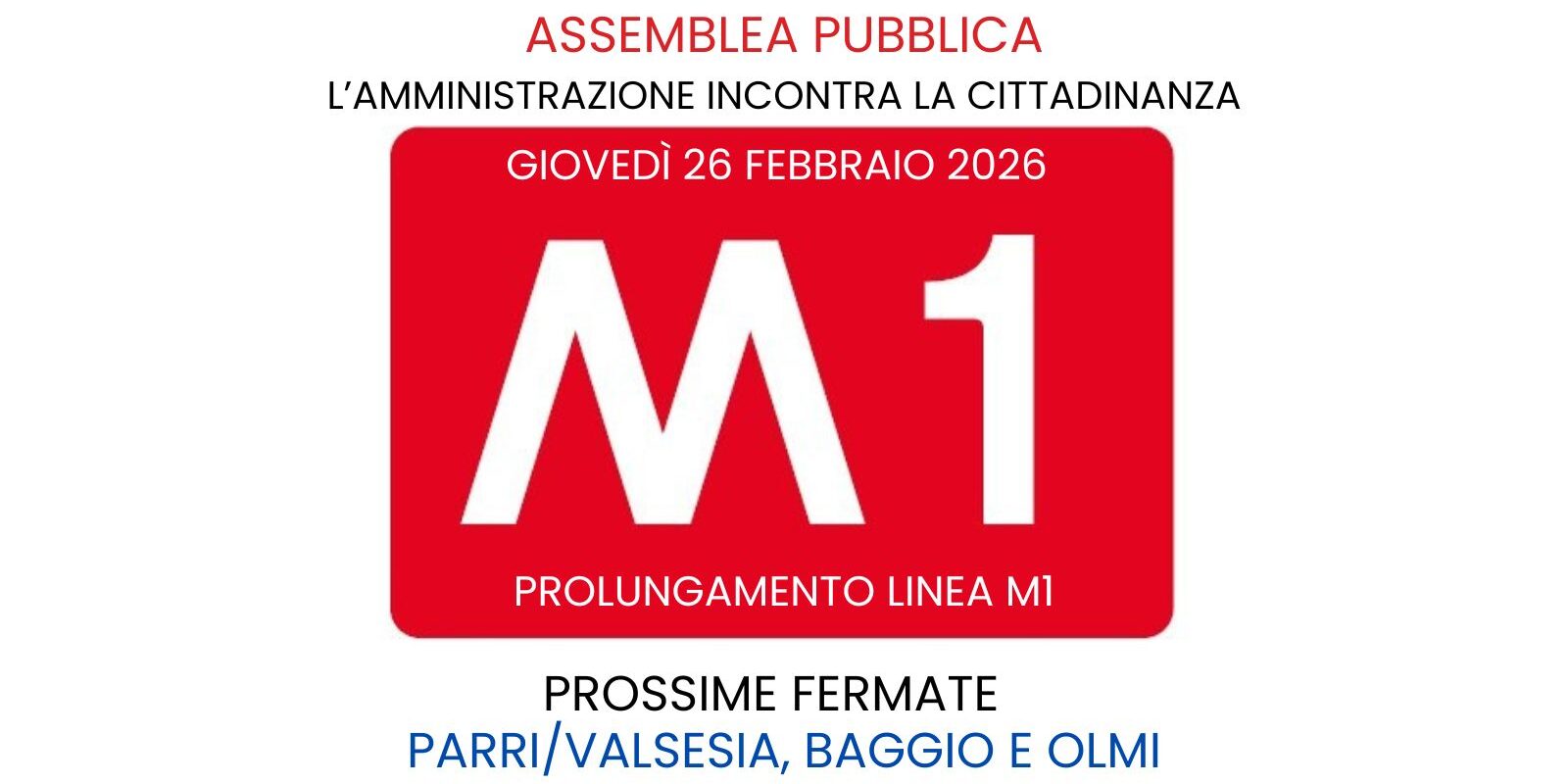 Prolungamento linea M1
